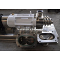 parallel pump twin screw pump with cooling and heating jacket